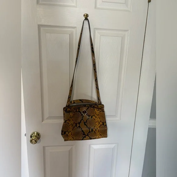 Kate Spade Romy Medium Satchel in Python-Embossed Leather | Fall 2019 Runway Bag - Picture 2 of 16